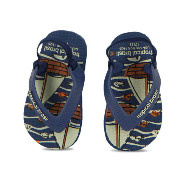 Chanclas Tropical Brasil Ojota Baby De Niño - Marino Marino