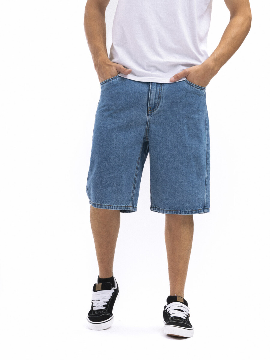 Bermuda Jean Overzise - Celeste 