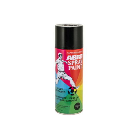 Esmalte color negro brillante de 400 ml ABR400