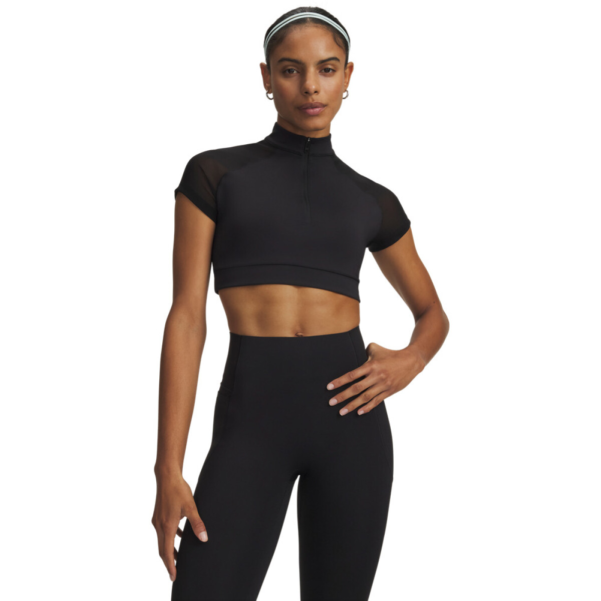 Vanish Elite Crop SS-RED - BLK-008 