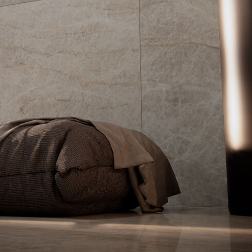 Porcelanato Tipo Cuarzo Beige Pulido 80.5X140Cm Piso Pared GAMAS DE BEIGE
