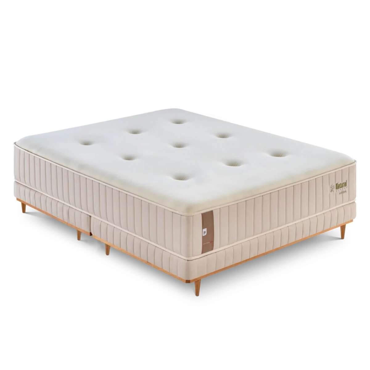 Sommier SUPER KING Pikolin Resortes Pocket Cross 250kg - Nes Natural 