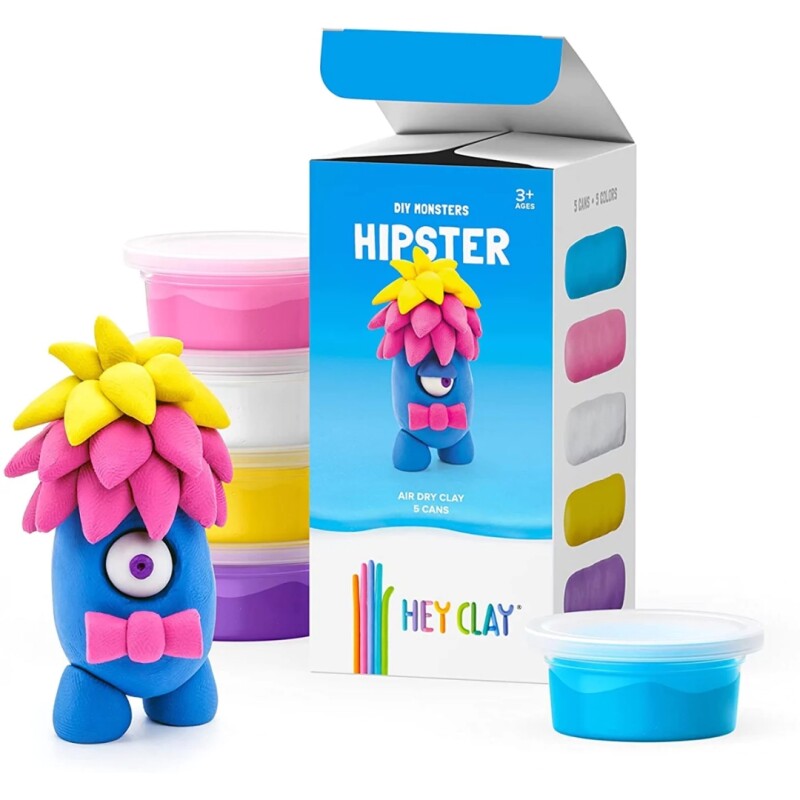 Masa para modelar Mate Big Hipster Hey Clay AIR DRY CLAY - HEY CLAY MATE HIPSTER