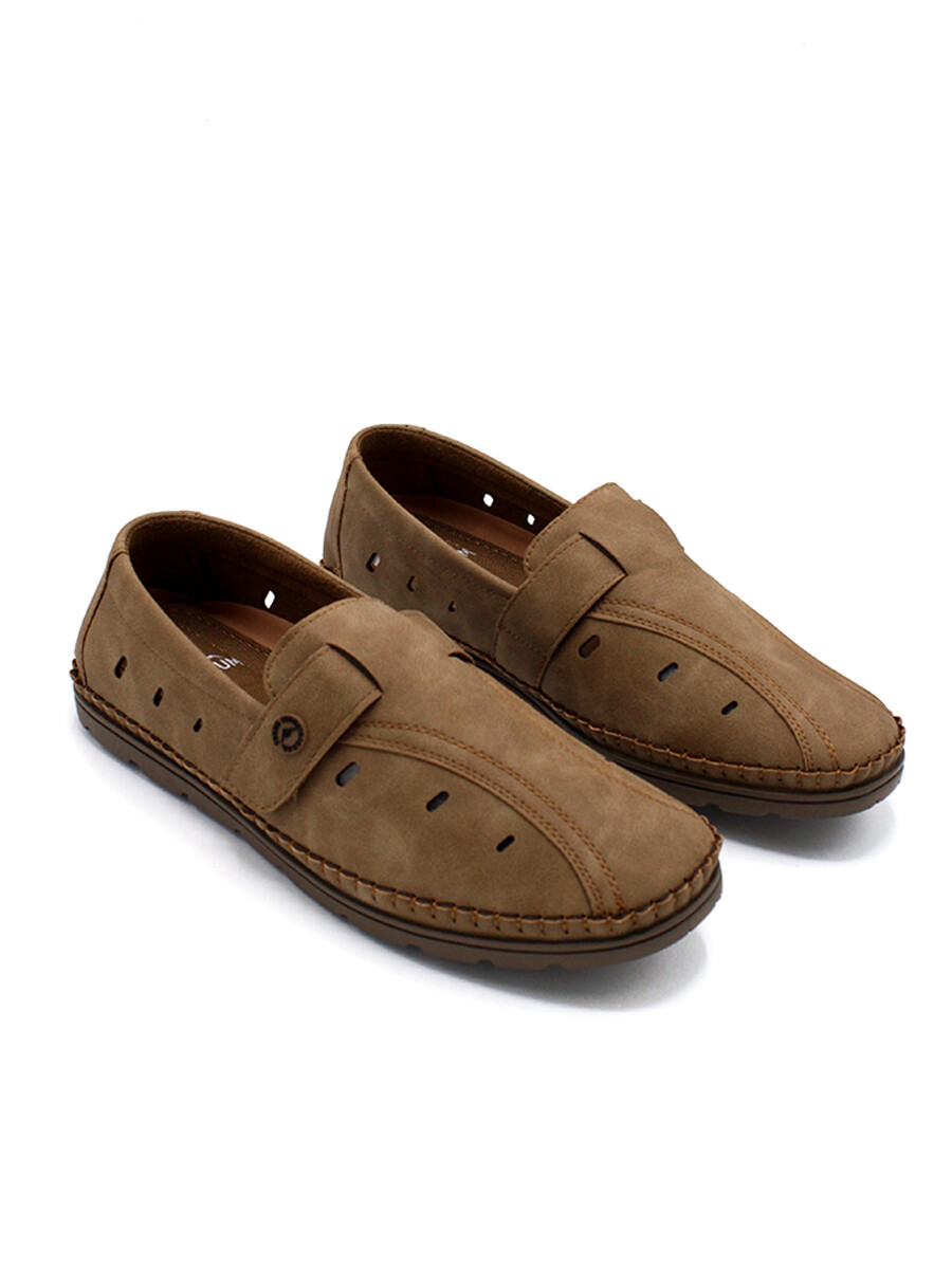 Calzado Rutero con Ajuste - Beige 