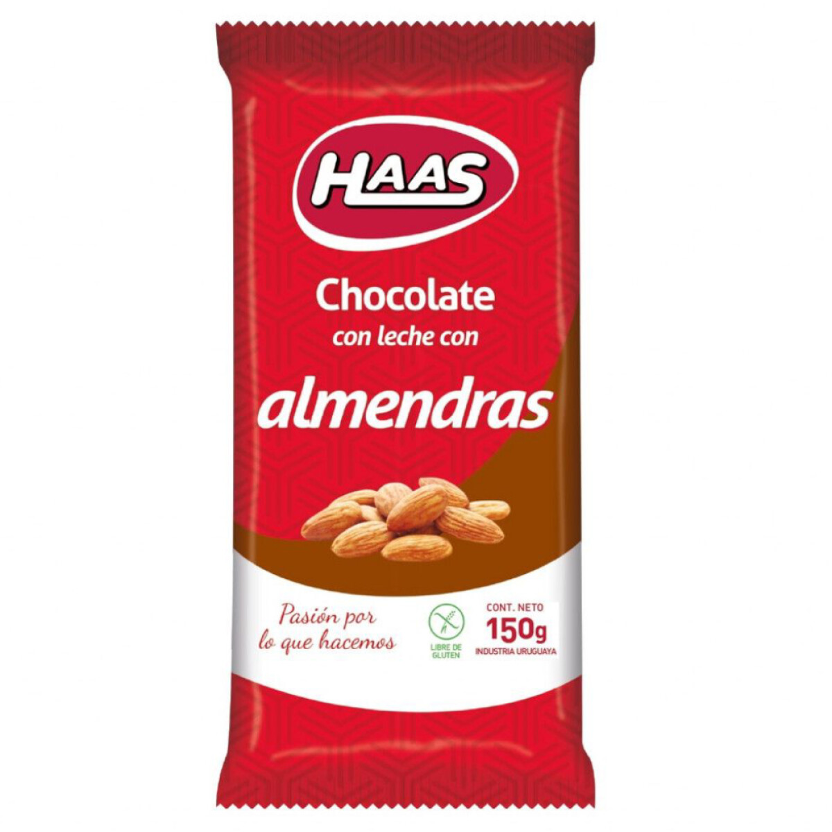 Chocolate Haas Almendras 55g 