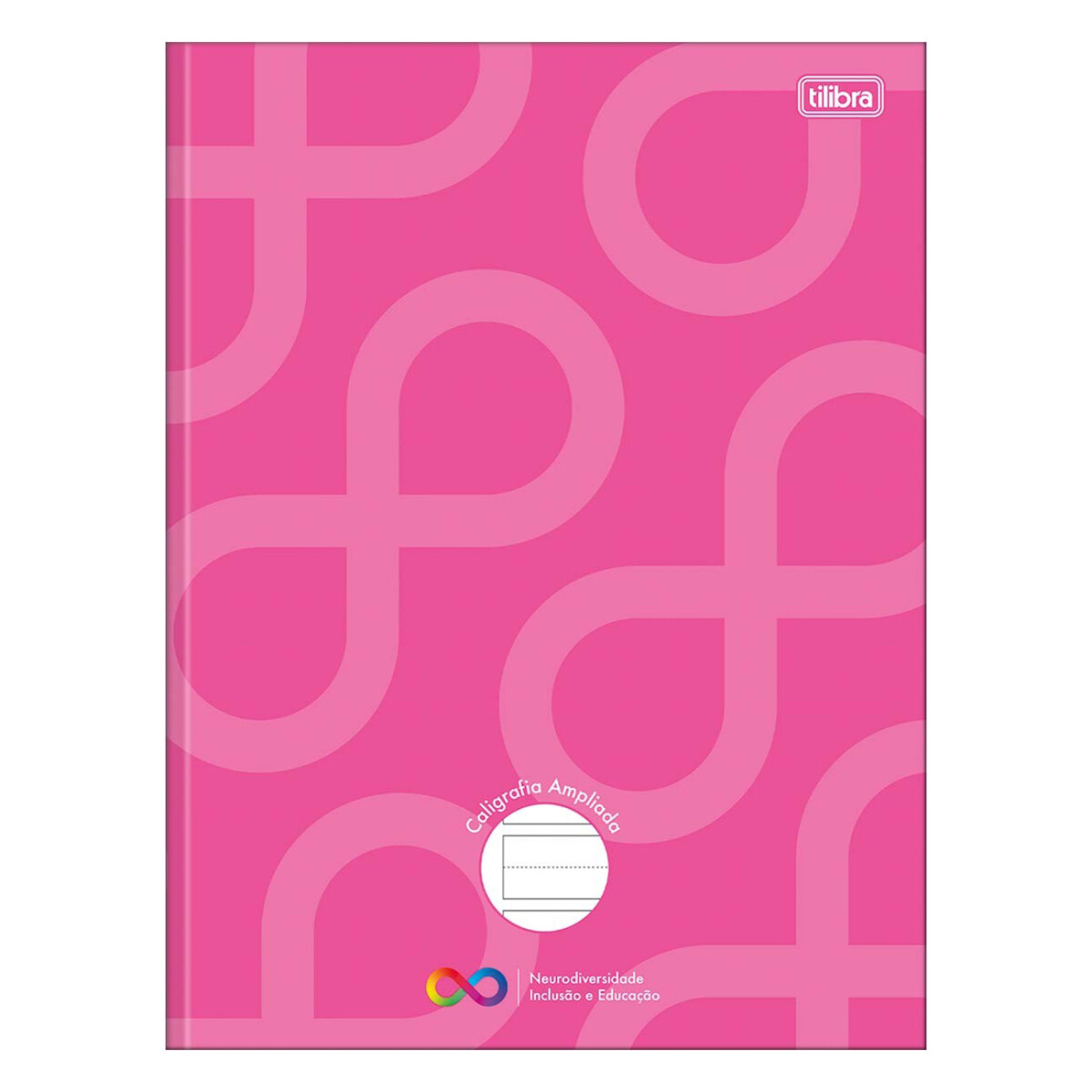 Cuadernola Tilibra Neurodiversidad 40 hojas Caligrafia Ampliada - Rosado 