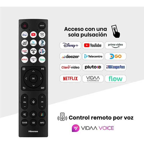 Smart Tv Hisense 50" 50a6n Ultra Hd 4k TV 50 HISENSE 4K 50A6N