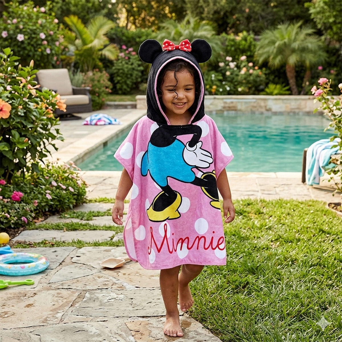Bata Poncho de Baño Infantil - Minnie 