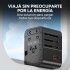 Ficha Cargador Auto Mini Usams 30w Doble Puerto Transparente Negro