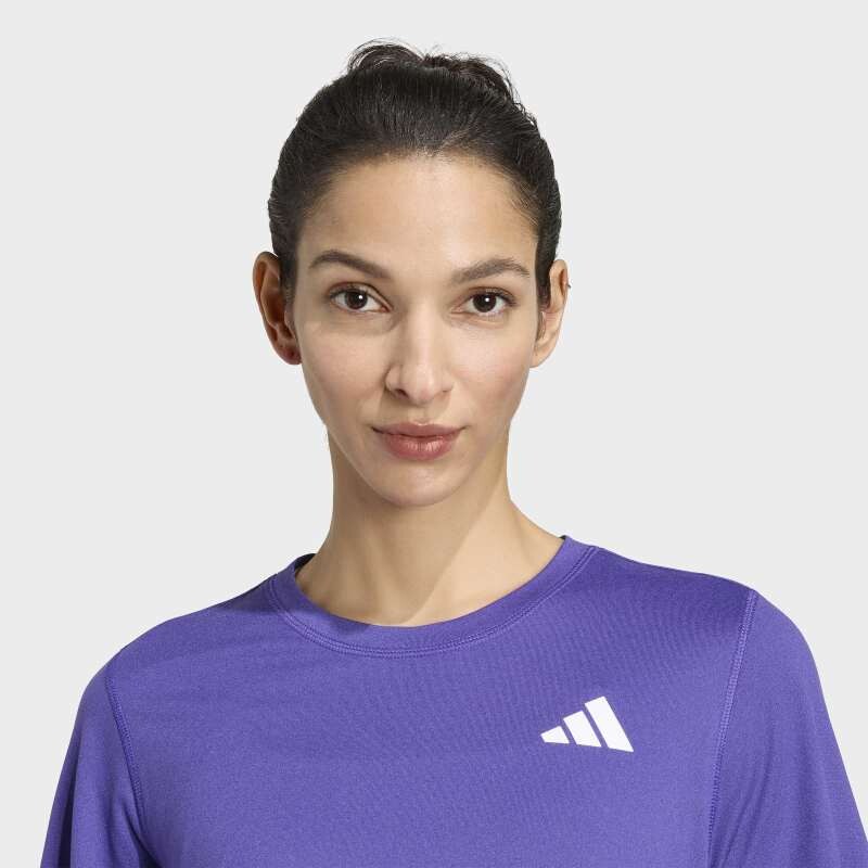 Remera Adidas Train Essentials 3 Rayas Violeta