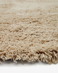Alfombra Neade de algodón y poliéster beige 200 x 300 cm Alfombra Neade de algodón y poliéster beige 200 x 300 cm