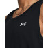 UA LAUNCH SINGLET-GRN BLK-001