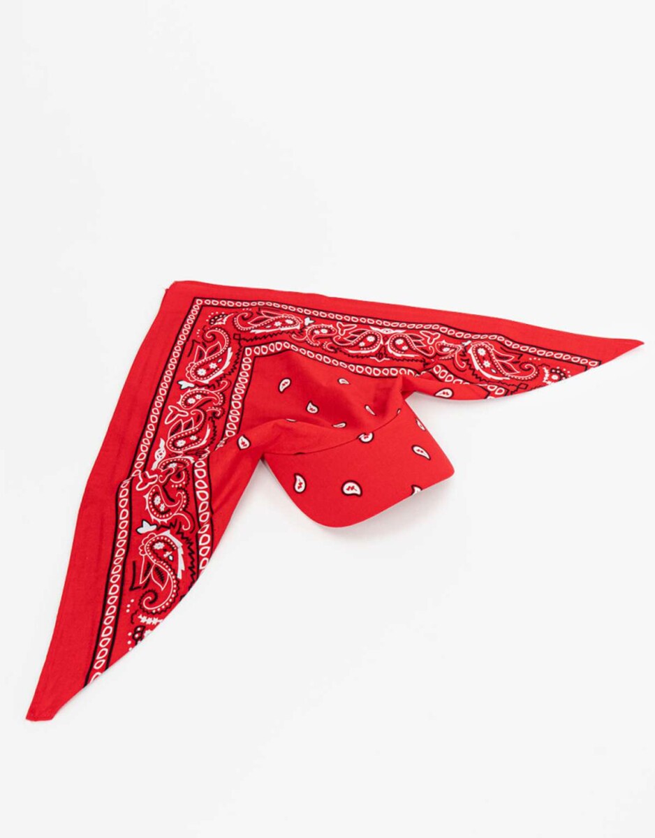 Gorra Con Pañuelo Paisley - Combinacion Bicolor 