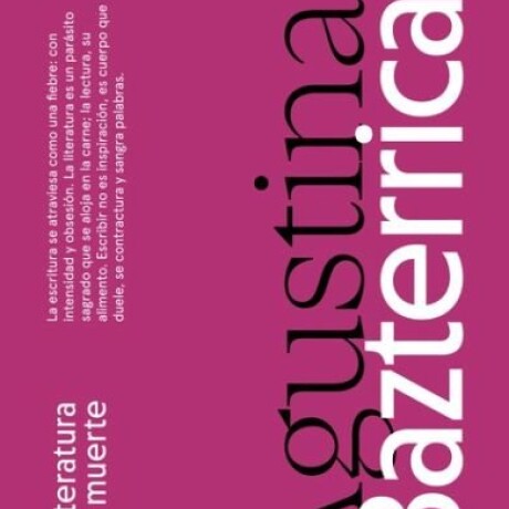 LITERATURA O MUERTE LITERATURA O MUERTE