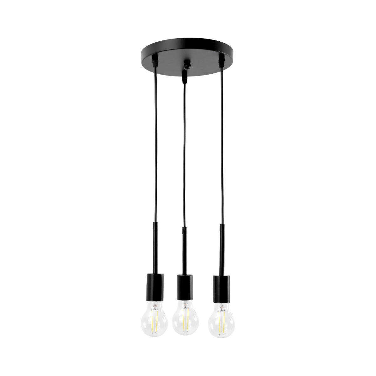 Luminaria Colgante Nur Trio Negra 