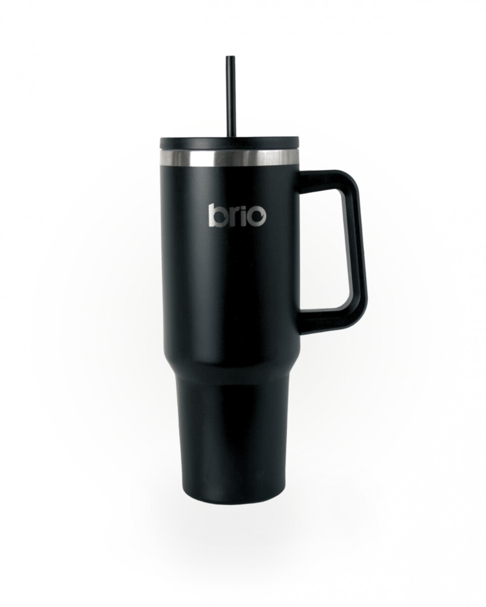 Vaso Térmico brio Con Tapa Sorbito Cup 360 1200ml - Negro 