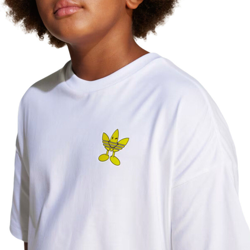 Remera Adidas Smiley World Tee - Blanca Remera Adidas Smiley World Tee - Blanca