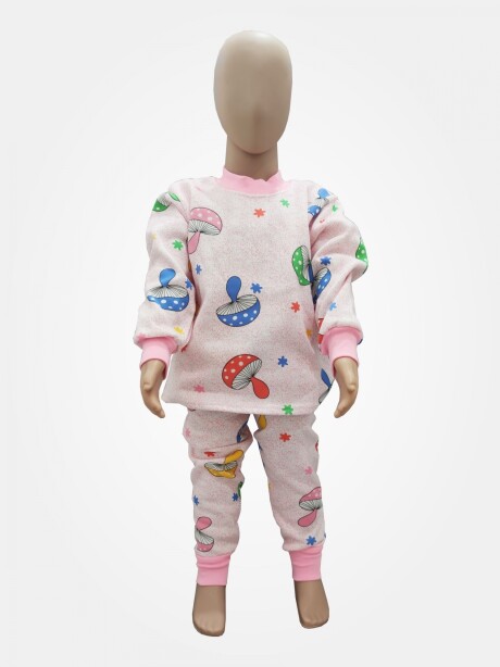 Pijama infantil Dulces Hongos Colores