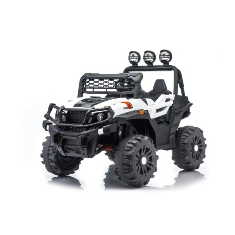 Bebesit Jeep Doble a batería 12V - Blanco Bebesit Jeep Doble a batería 12V - Blanco