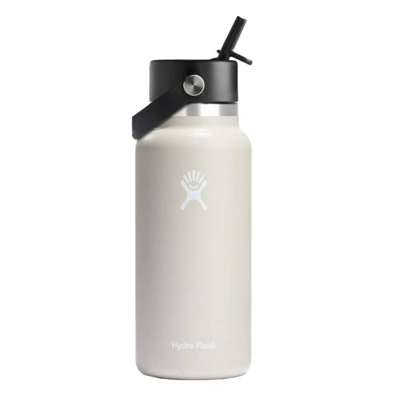 Botella Hydro Flask 32 Oz Wide Flex Straw Cap - Beige Botella Hydro Flask 32 Oz Wide Flex Straw Cap - Beige