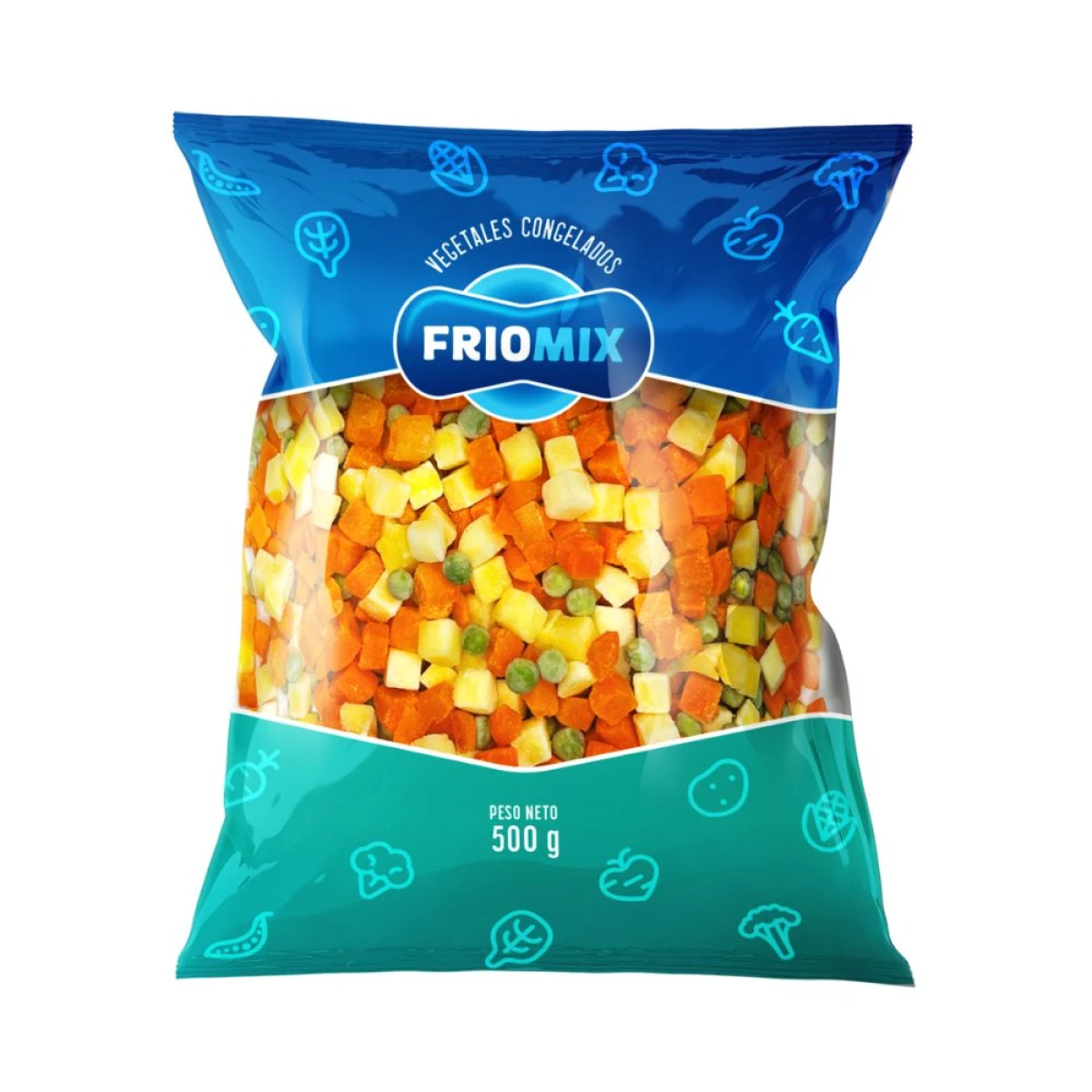 Vegetales Congelados Ensalada Rusa Friomix 500 Grs 