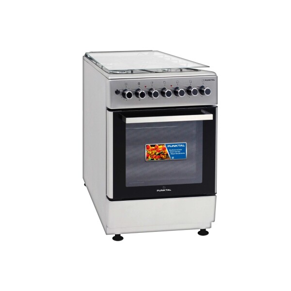 COCINA INOX 3H + 1DISCO HORNO – GRILL - ENCENDIDO-TURBO CONVECCIÓN acero inoxidable