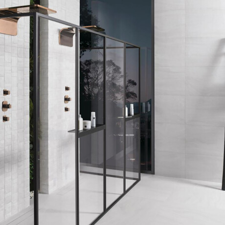PORCELANATO PARA PISO Y PARED DE 45X120 PIEDRA HUESO MATE RECTIFICADA DE SERIE BUTAN PORCELANOSA GAMAS DE BLANCO