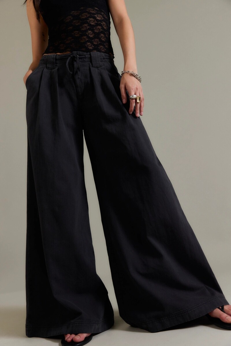 PANTALON WIDE JULIEN CHINO Negro