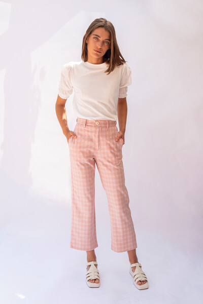 Pantalon Cuadrille Rosa