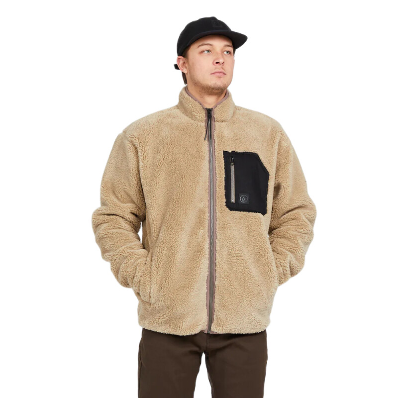 Campera Volcom Muzzer Fuzzar - Khaki Campera Volcom Muzzer Fuzzar - Khaki