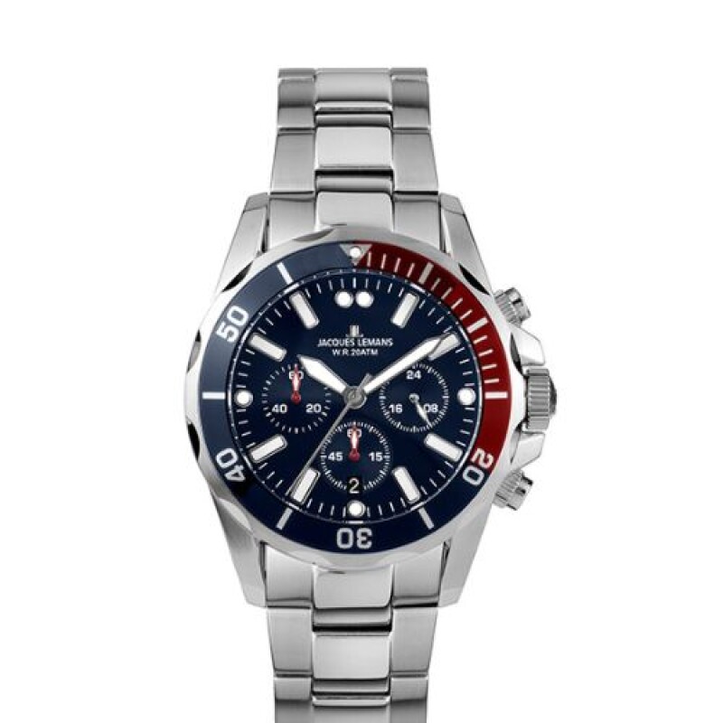 Reloj Jacques Lemans 1-2091G para hombre en acero Reloj Jacques Lemans 1-2091g Para Hombre En Acero