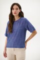 BLUSA LINO EMMA AZUL