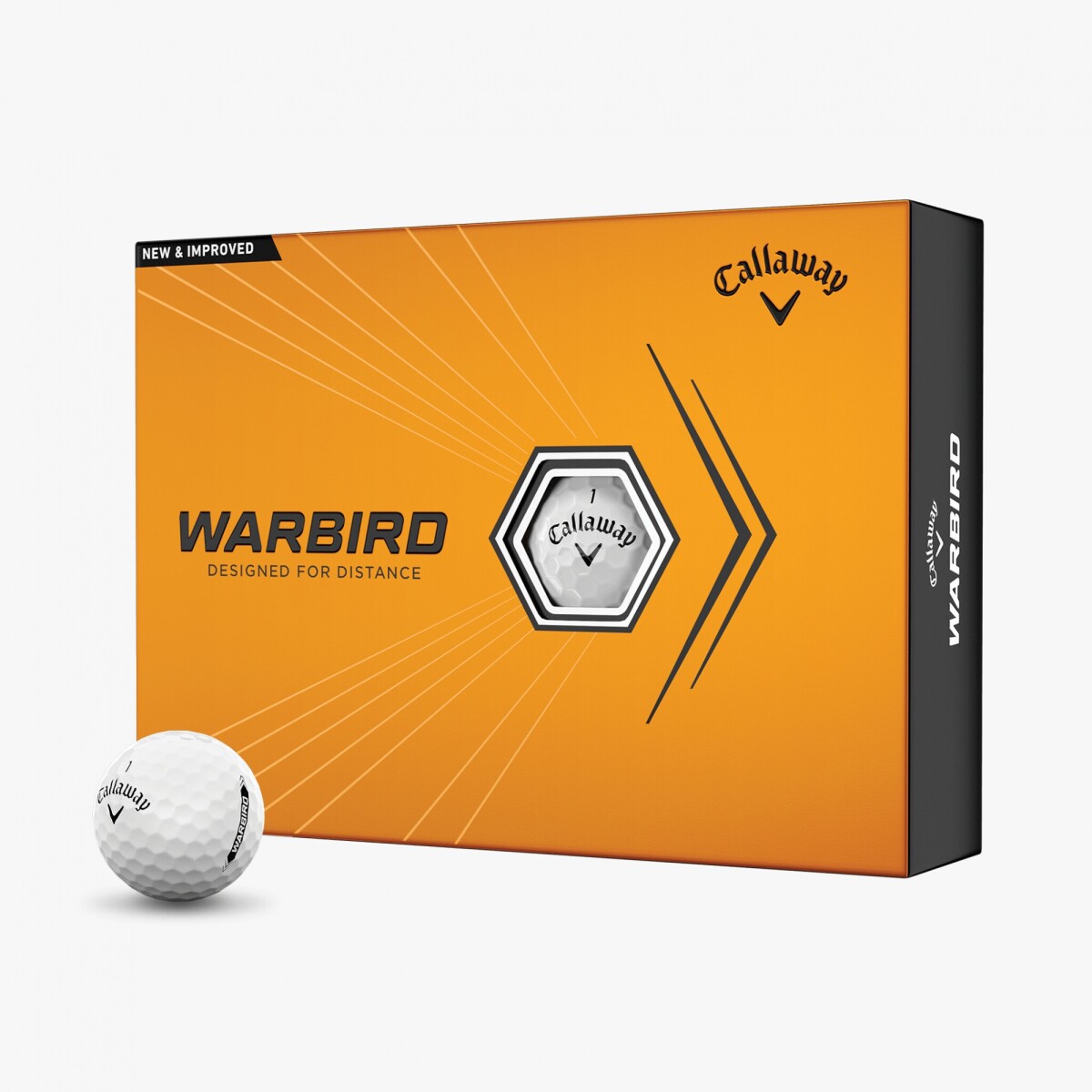 PELOTAS CALLAWAY WARBIRD AMARILLAS x12 