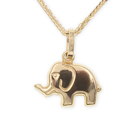 Colgante Elefante de oro amarillo 18k - Sin cadena Colgante Elefante de oro amarillo 18k - Sin cadena