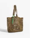 Shopper Cartera Shopper Tejida - Verde Medio
