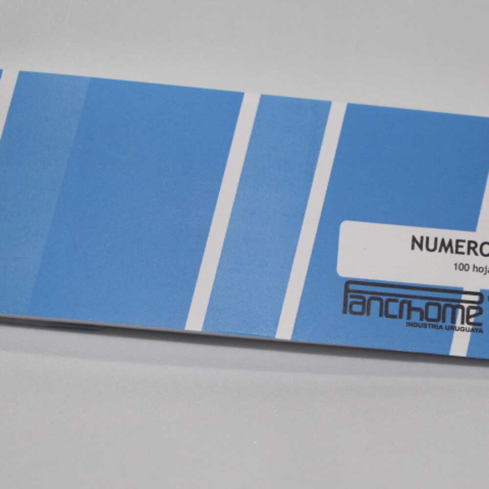 LIBRETA PANCHROME NUMEROS 212 BLANCO
