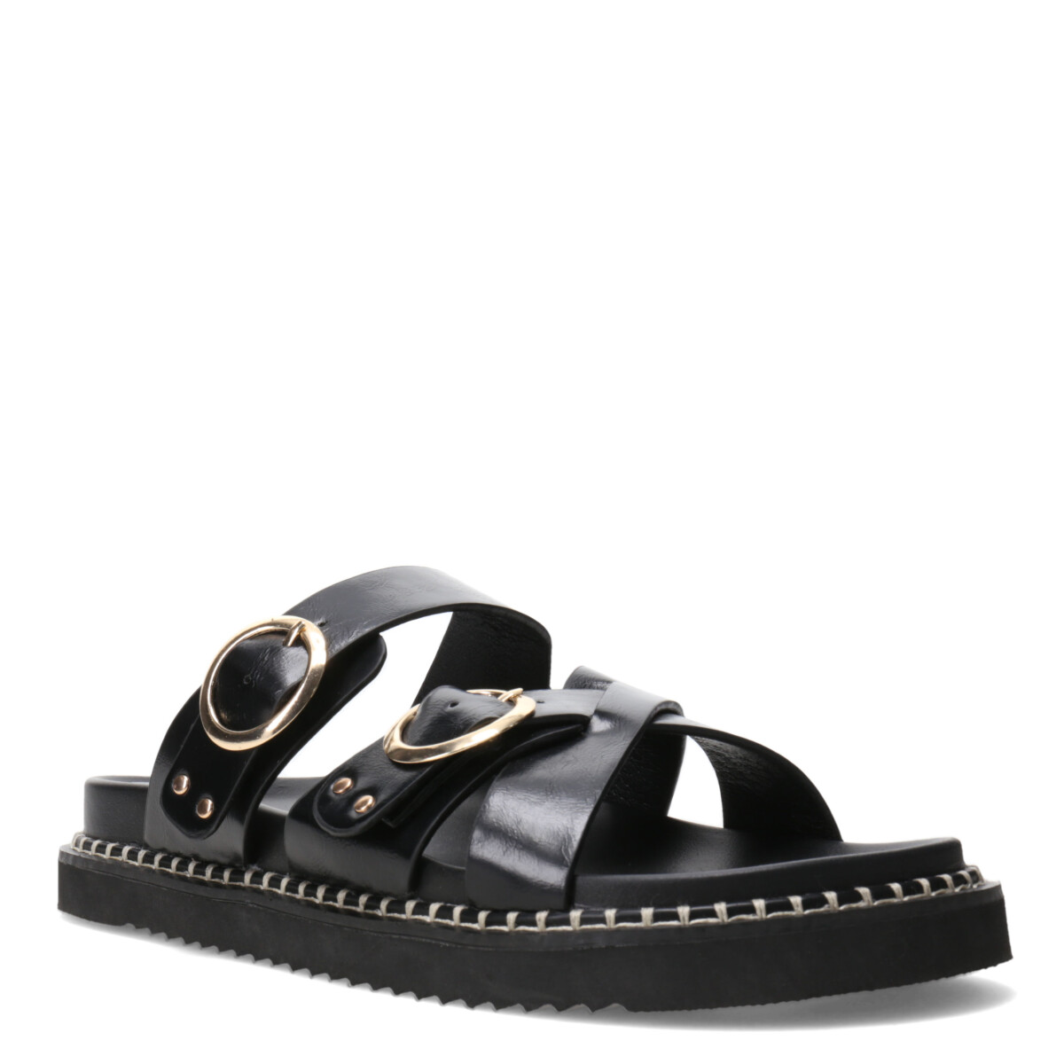 Sandalia ZELV con dos tiras MissCarol - Black 