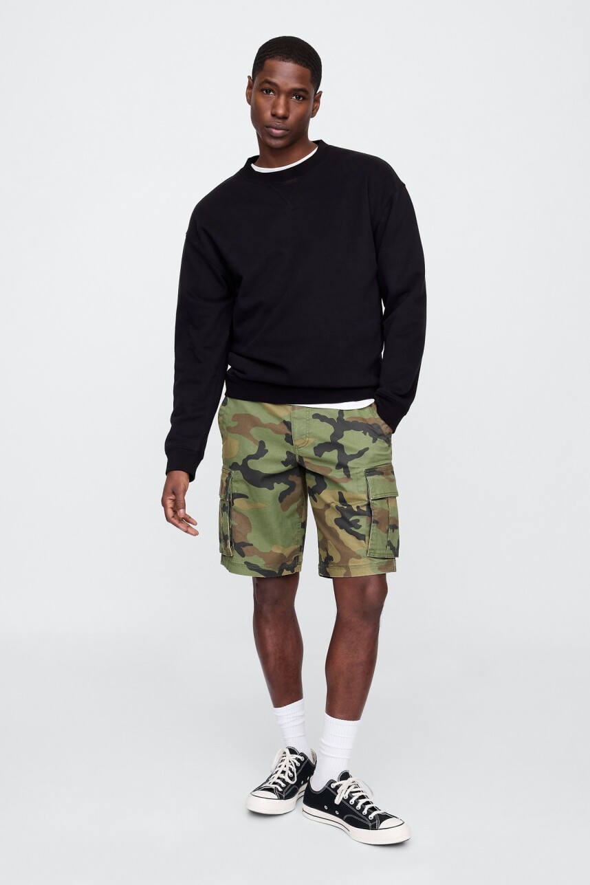 Bermuda Cargo 11Inch Hombre Mesculen Green