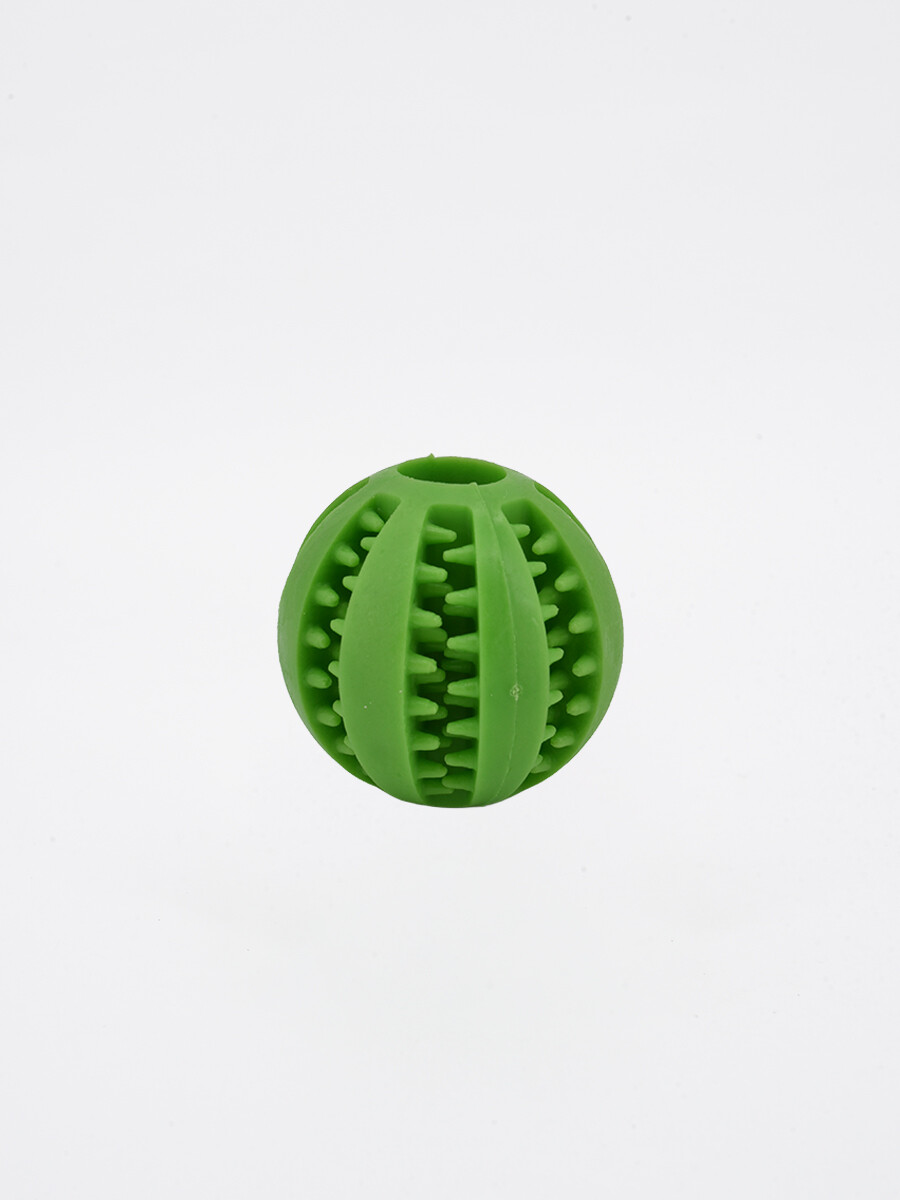 PELOTA LIMPIADORA DE DIENTES 15 X 9.8 CM (12) MD - VERDE 