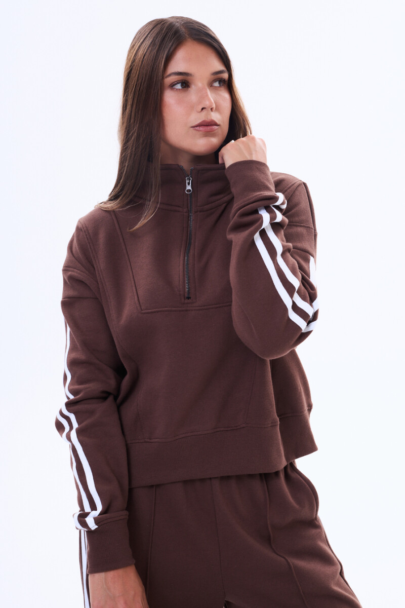 Buzo de felpa Mijas Marrón