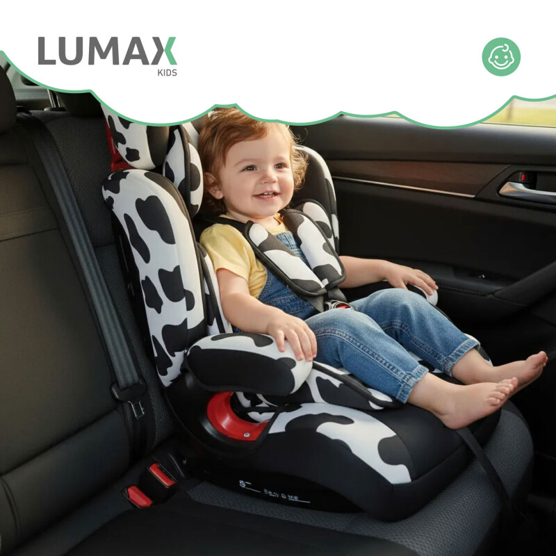 Silla para Auto Booster 3 en 1 Next Generation Lumax Kids Blanco/Negro