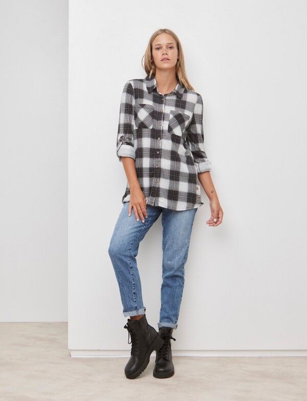 Camisola Soft Cuadrille NEGRO/CRUDO