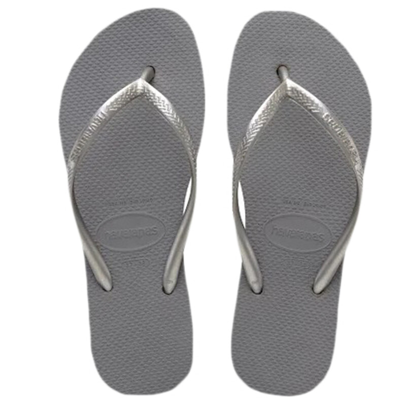 Ojotas de Mujer Havaianas Slim Gris Acero