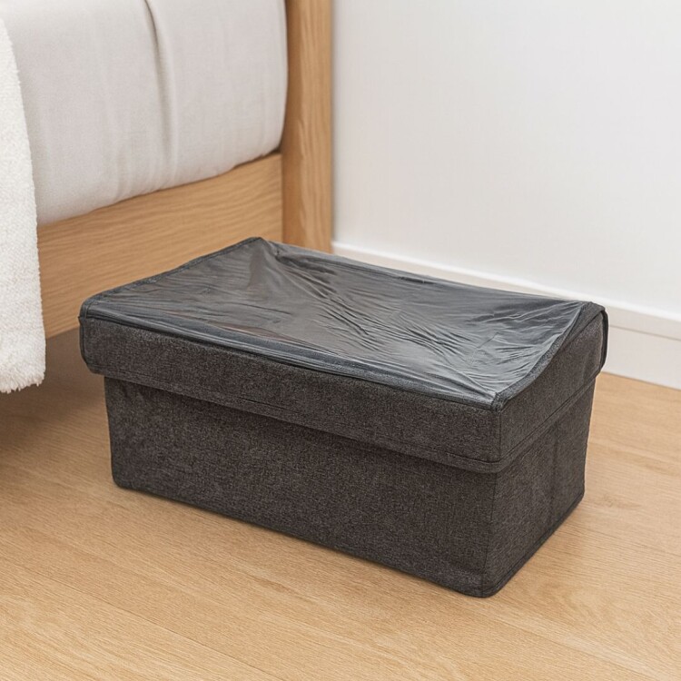 CAJA ORGANIZADOR PLEGABLE TNT CON VISOR 47X28X20CM CAJA ORGANIZADOR PLEGABLE TNT CON VISOR 47X28X20CM