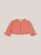 Chaqueta Con Volantes Rosa