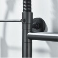 MEZCLADORA DE PARED PARA COCINA DOBLE PICO CHEF - NEGRA MEZCLADORA DE PARED PARA COCINA DOBLE PICO CHEF - NEGRA