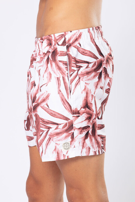 SHORT BAÑO TRAPLE DIXIE Rojo