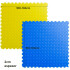 Tatami Reversible En Dos Tonos (precio Por Unidad) AZUL