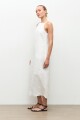 Vestido 100% Lino blanco
