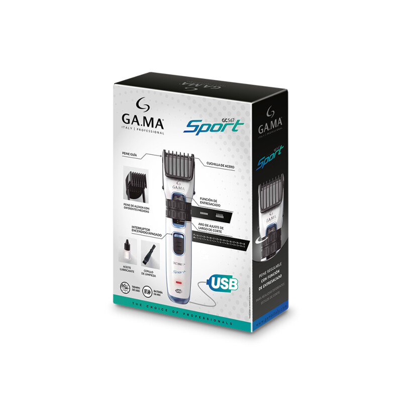 Clipper GA.MA Italy GC 567 Sport Recargable con Batería de Litio Clipper GA.MA Italy GC 567 Sport Recargable con Batería de Litio